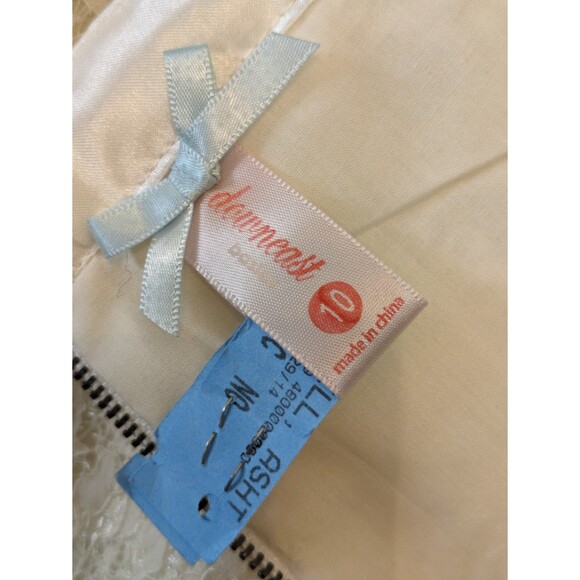 Downeast Basics skirt lace pencil cream size 10 lined business casual chic sexy - Picture 6 of 10